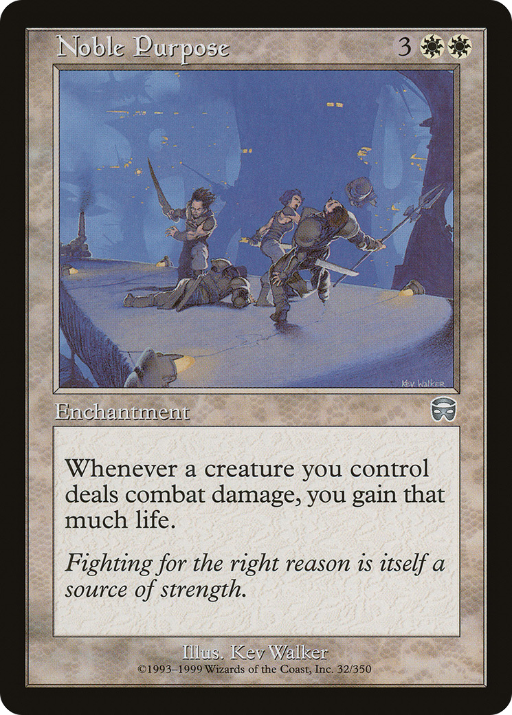 Noble Purpose (032) Foil - Mercadian Masques