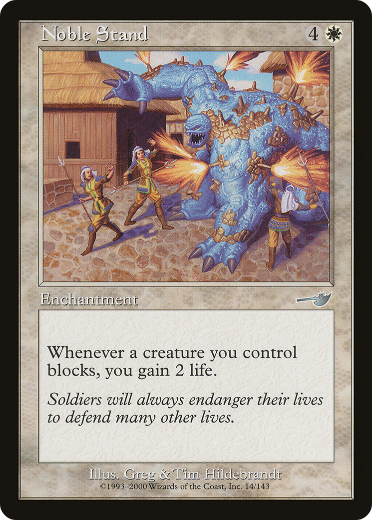 Noble Stand (014) Foil - Nemesis