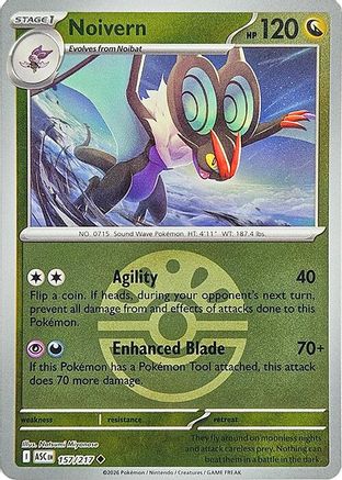 Noivern (Friend Ball) (157) Reverse Holofoil - Ascended Heroes