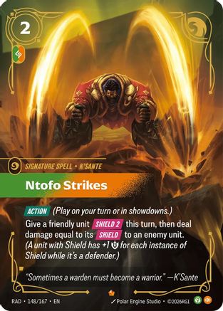 Ntofo Strikes (148) Foil - Radiance