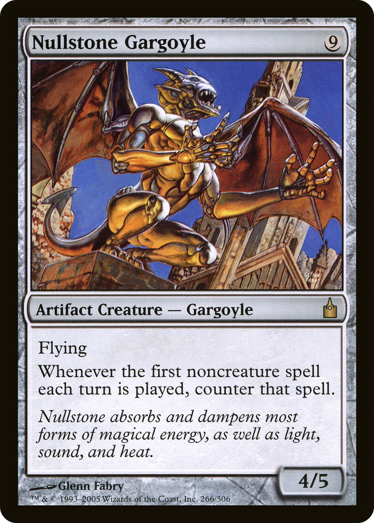 Nullstone Gargoyle (266) Foil - Ravnica: City of Guilds