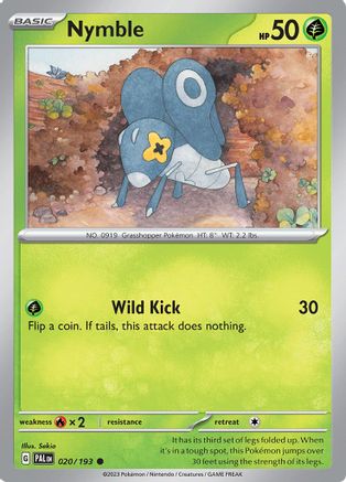 Nymble (20) Reverse Holofoil - Paldea Evolved