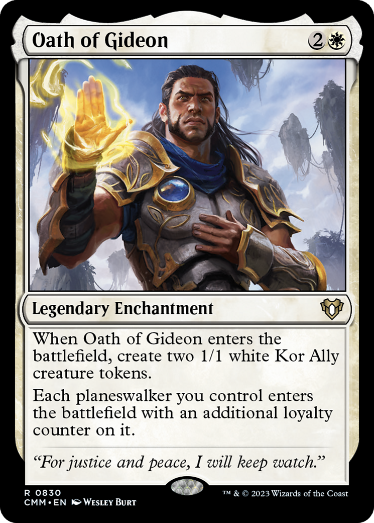 Oath of Gideon (830) - Commander Masters