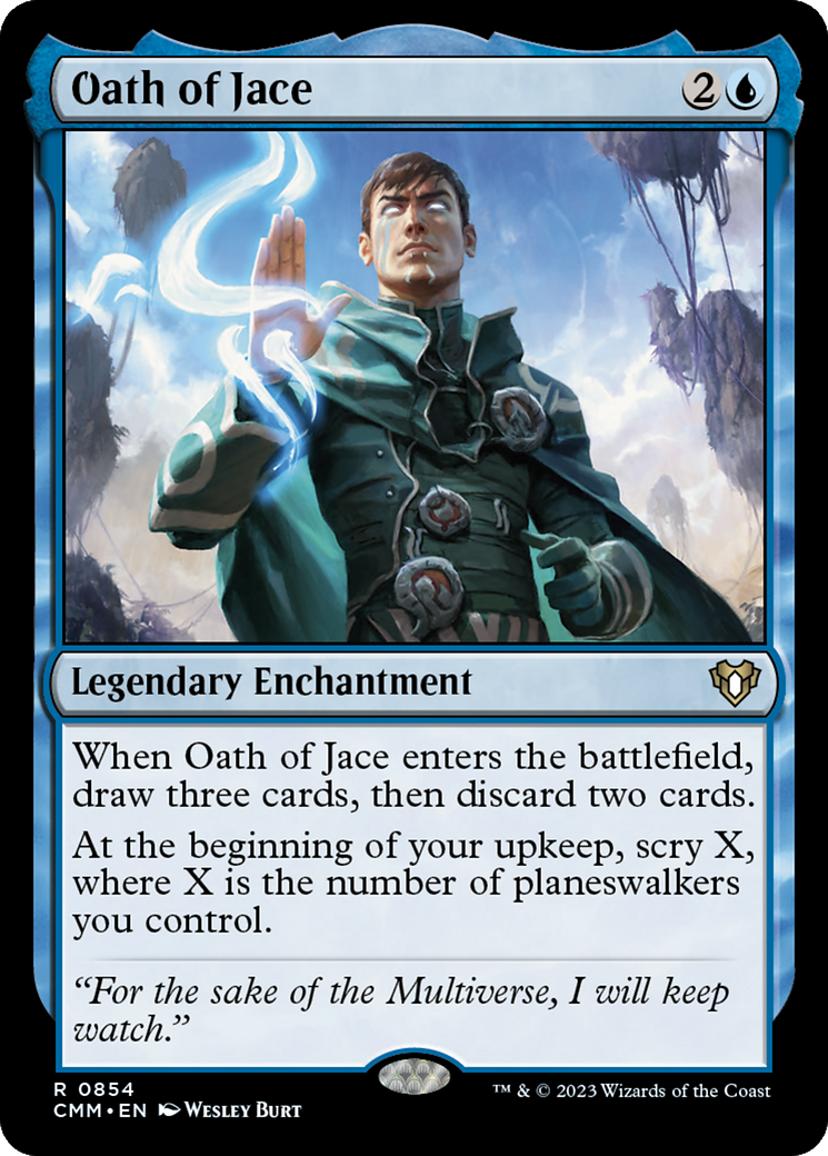 Oath of Jace (854) - Commander Masters
