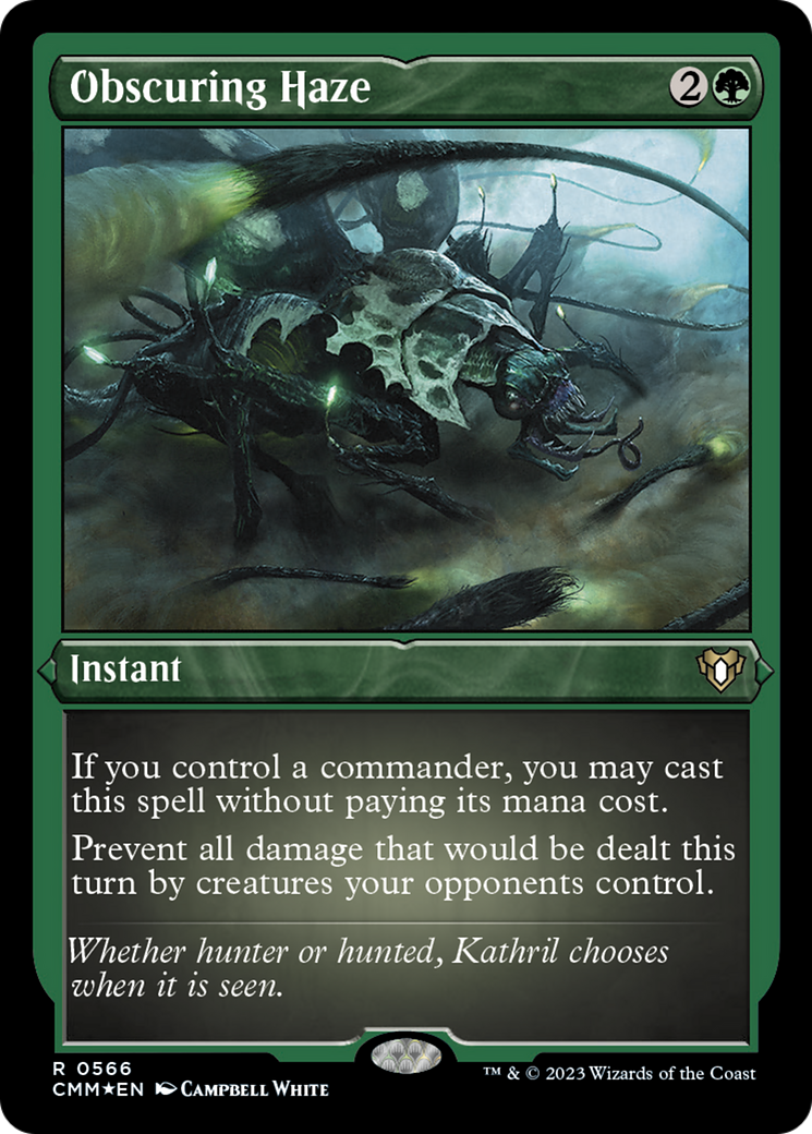 Obscuring Haze (566) Etched Foil - Commander Masters