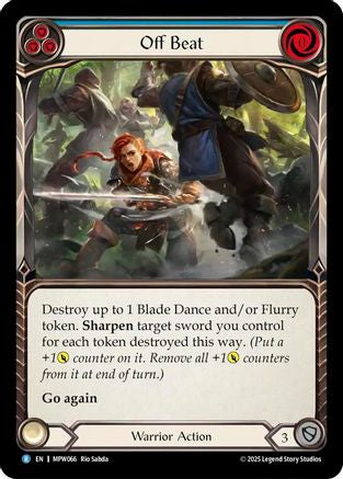 Off Beat (Blue) (MPW066) - Mastery Pack Warrior