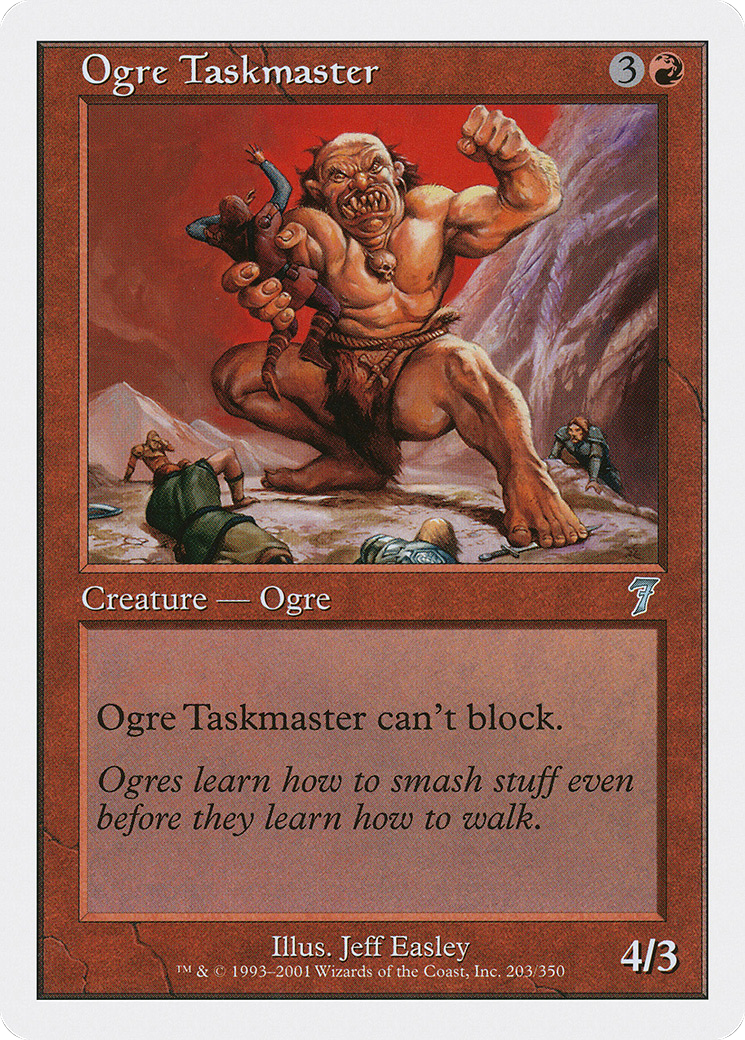 Ogre Taskmaster (203) - Seventh Edition