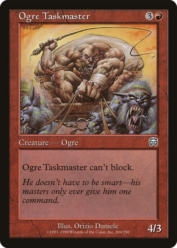 Ogre Taskmaster (206) Foil - Mercadian Masques
