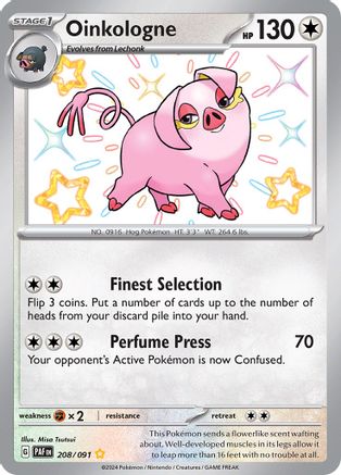 Oinkologne (208) Holofoil - Paldean Fates