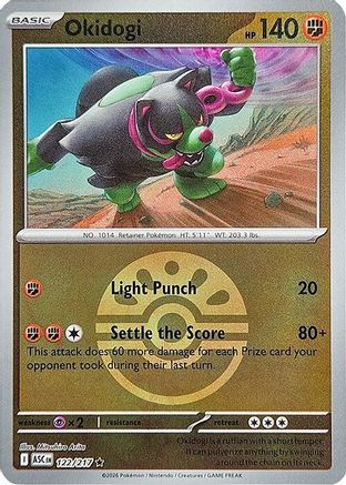 Okidogi (Friend Ball) (122) Reverse Holofoil - Ascended Heroes