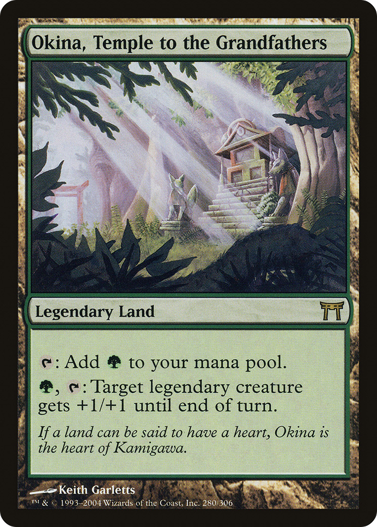 Okina, Temple to the Grandfathers (280) - Champions of Kamigawa