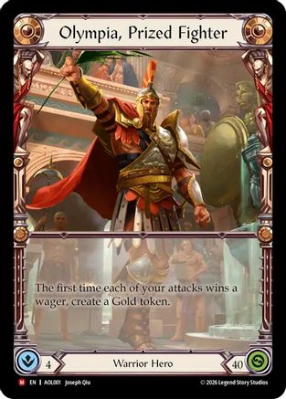 Olympia, Prized Fighter (Extended Art) (AOL001) - Armory Deck: Olympia, Prized Fighter