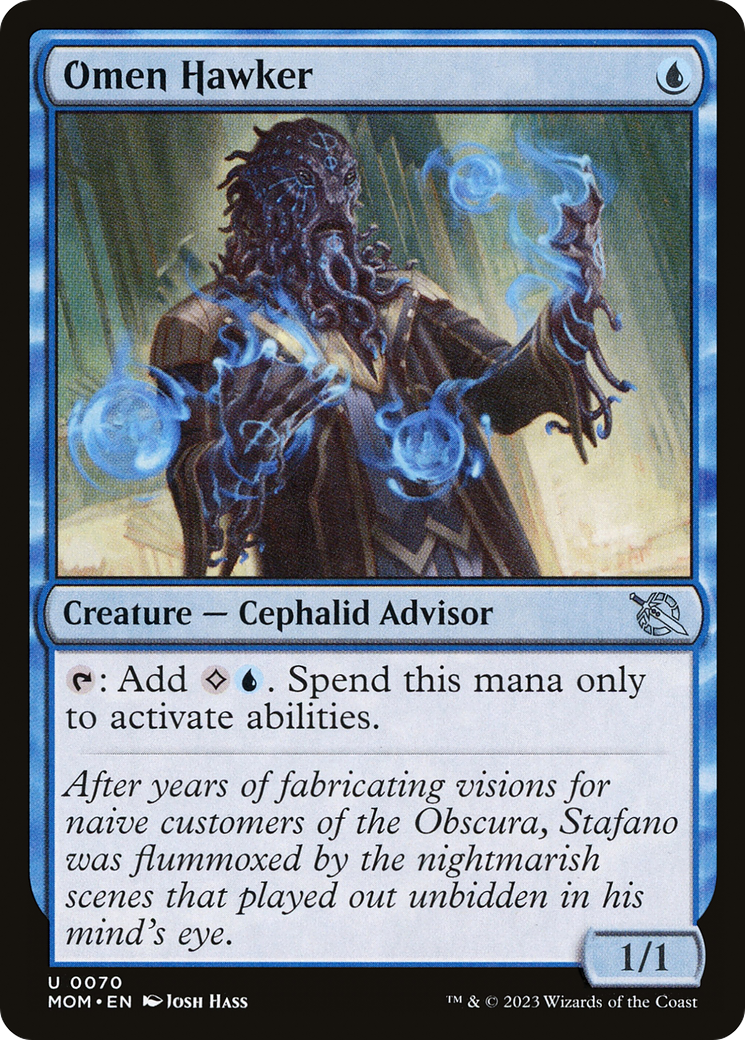 Omen Hawker (070) - March of the Machine Foil