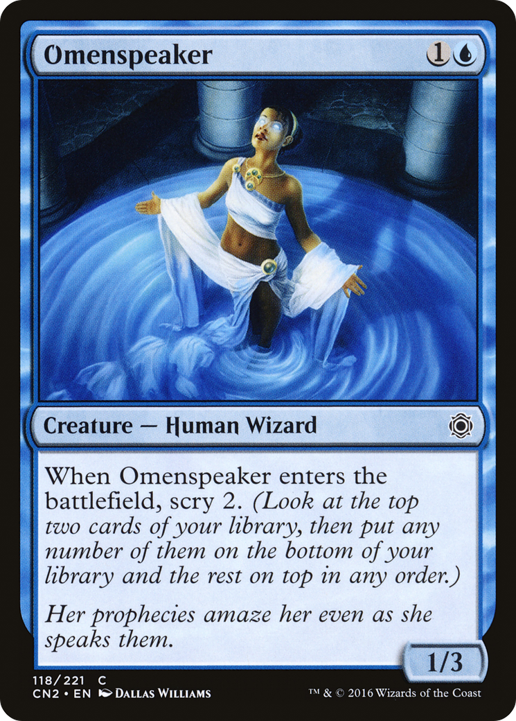Omenspeaker (118) Foil - Conspiracy: Take the Crown