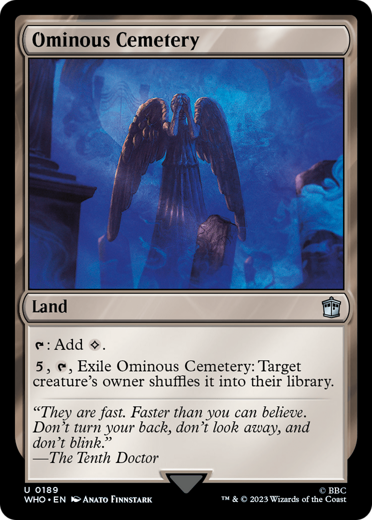 Ominous Cemetery (189) - Doctor Who