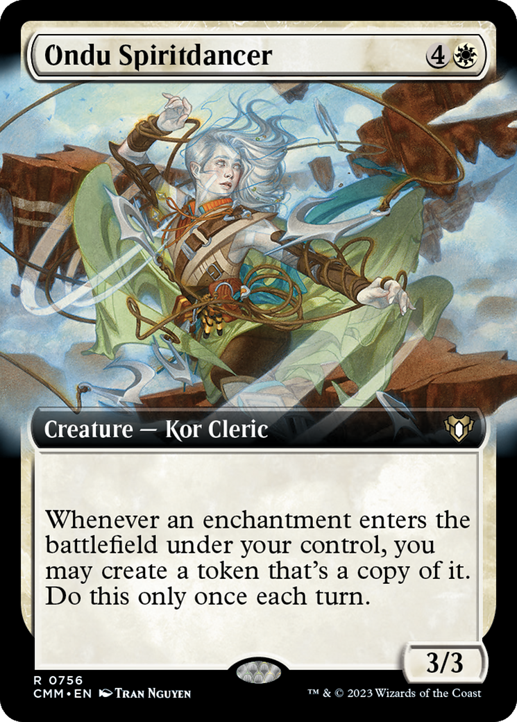 Ondu Spiritdancer (Extended Art) (756) - Commander Masters