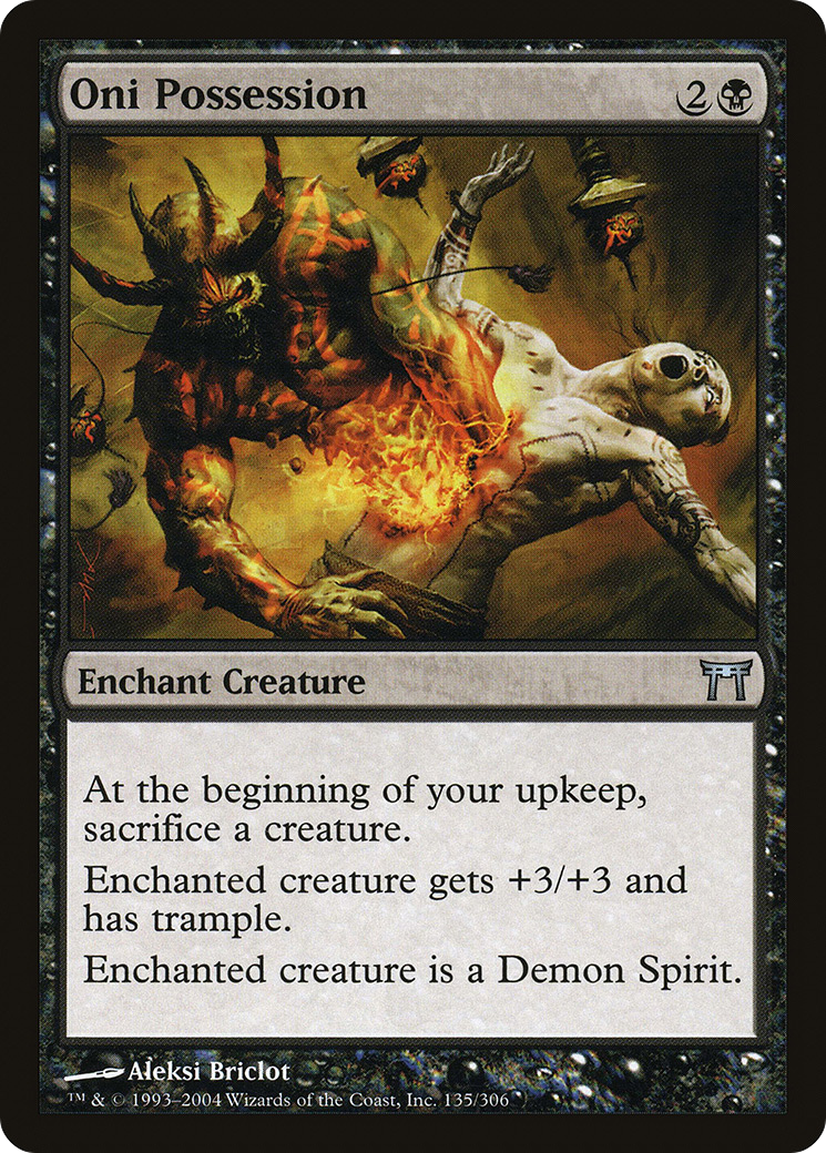 Oni Possession (135) Foil - Champions of Kamigawa