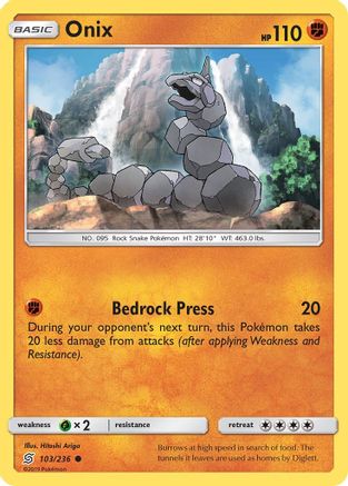 Onix (103) Reverse Holofoil - Unified Minds