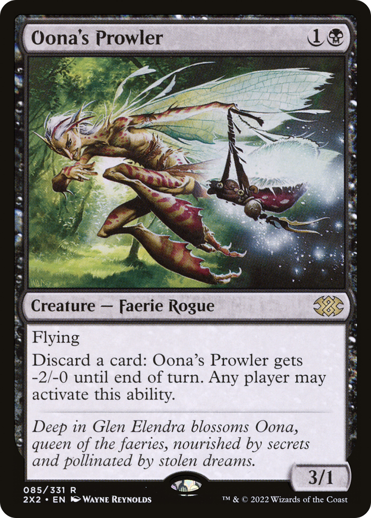 Oona's Prowler (085) Foil - Double Masters 2022