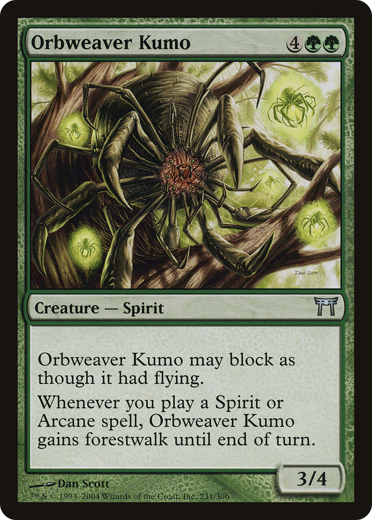 Orbweaver Kumo (231) Foil - Champions of Kamigawa