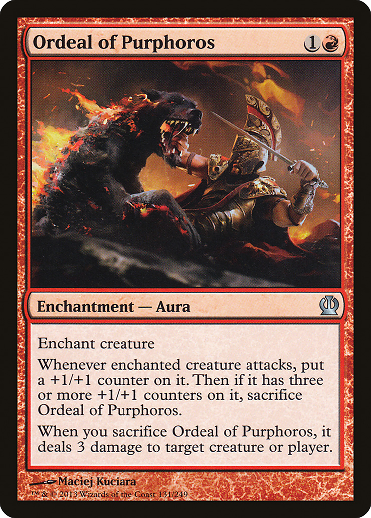 Ordeal of Purphoros (131) Foil - Theros