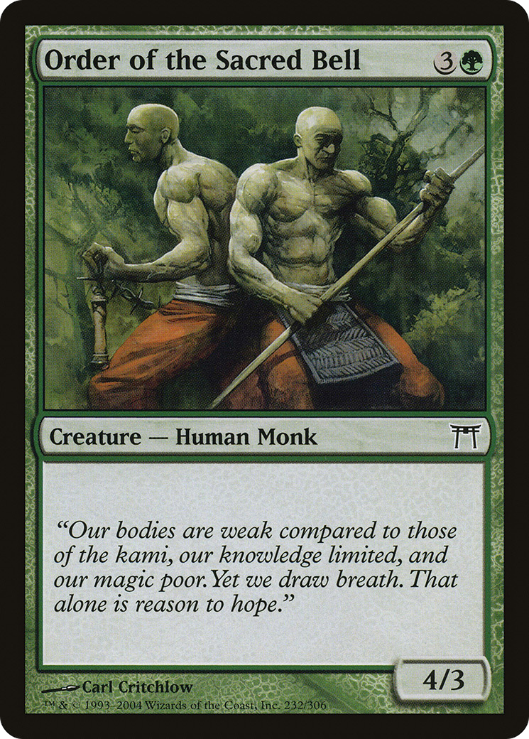 Order of the Sacred Bell (232) - Champions of Kamigawa