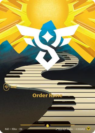 Order Rune (Alternate Art) (R06a) Foil - Radiance