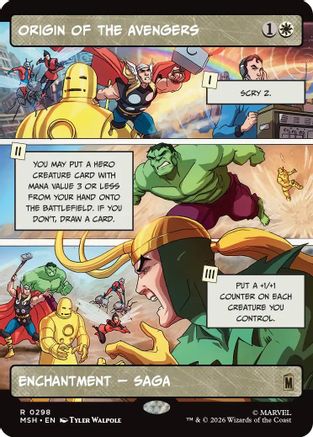 Origin of the Avengers (Showcase) (298) Foil - Marvel Super Heroes