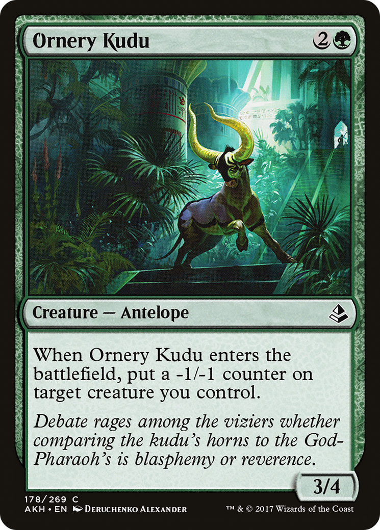 Ornery Kudu (178) Foil - Amonkhet