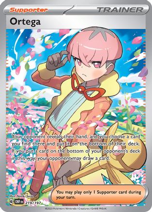 Ortega (Full Art) (219) Holofoil - Obsidian Flames