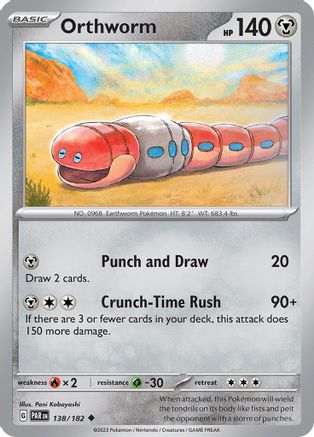 Orthworm (138) Reverse Holofoil - Paradox Rift