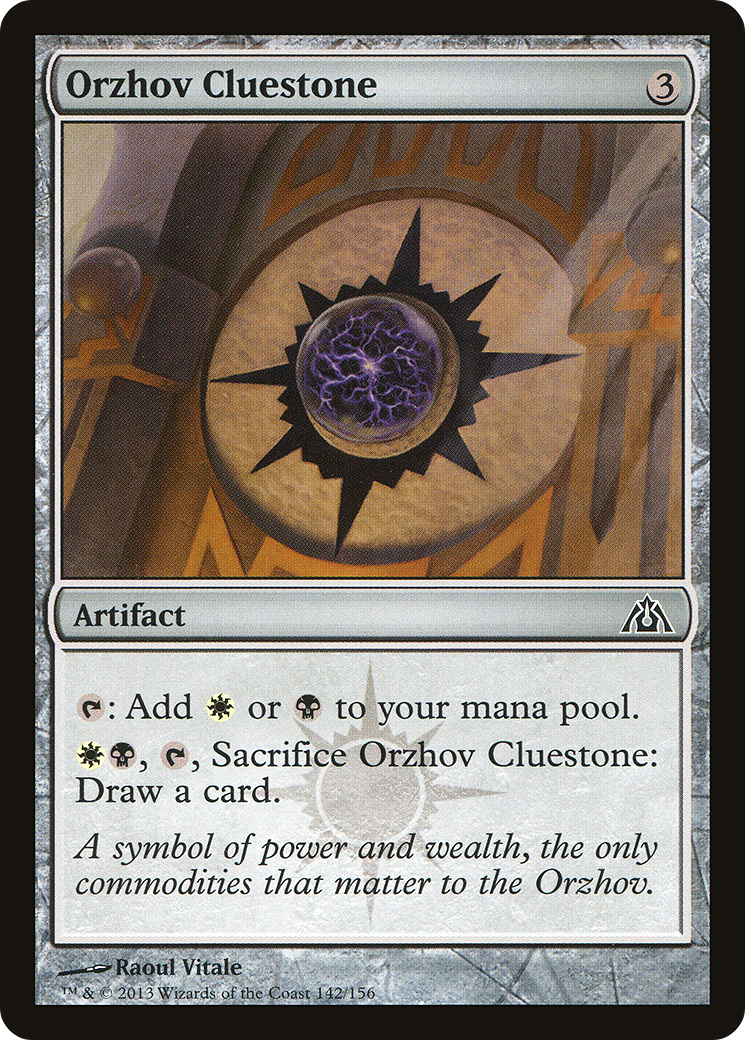 Orzhov Cluestone (142) Foil - Dragon's Maze
