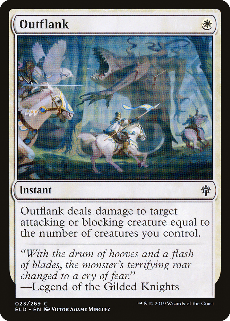Outflank (023) - Throne of Eldraine Foil