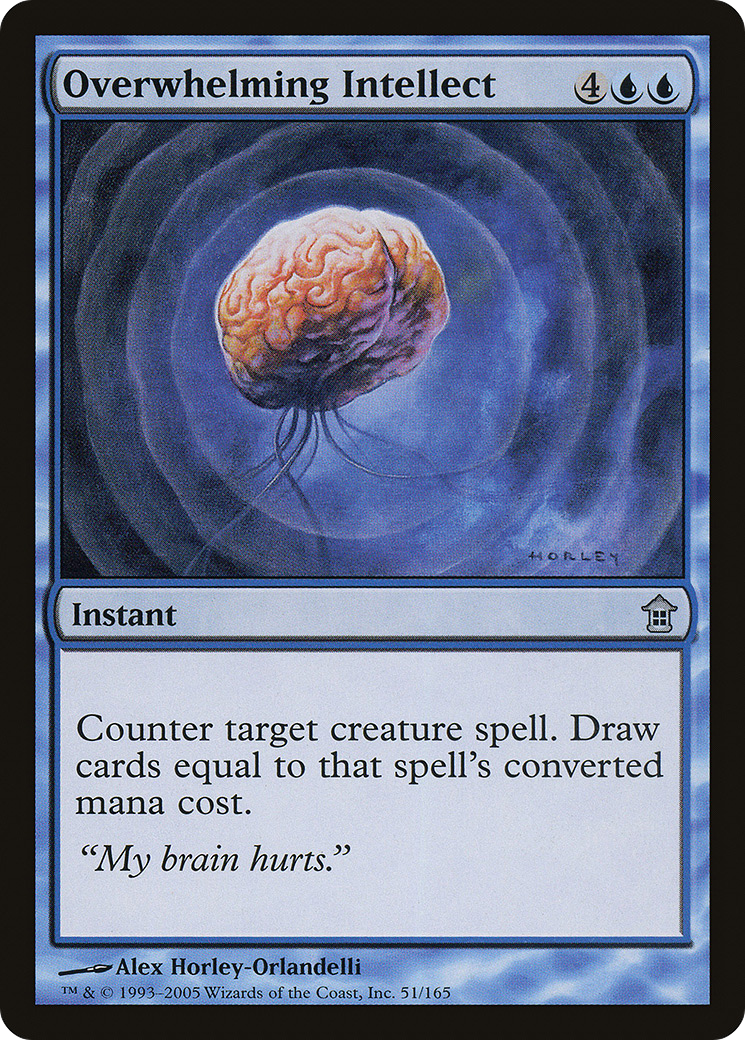 Overwhelming Intellect (051) - Saviors of Kamigawa