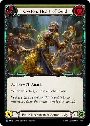 Oysten, Heart of Gold (Yellow) (SGB018) - Silver Age