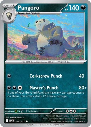 Pangoro (140) Reverse Holofoil - Ascended Heroes
