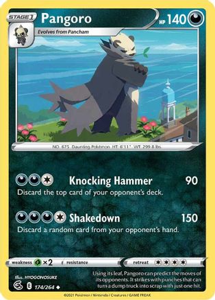 Pangoro (174) Reverse Holofoil - Fusion Strike