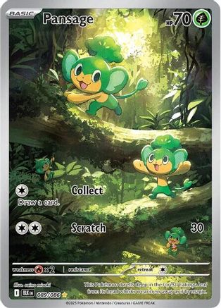 Pansage (89) Holofoil - Black Bolt
