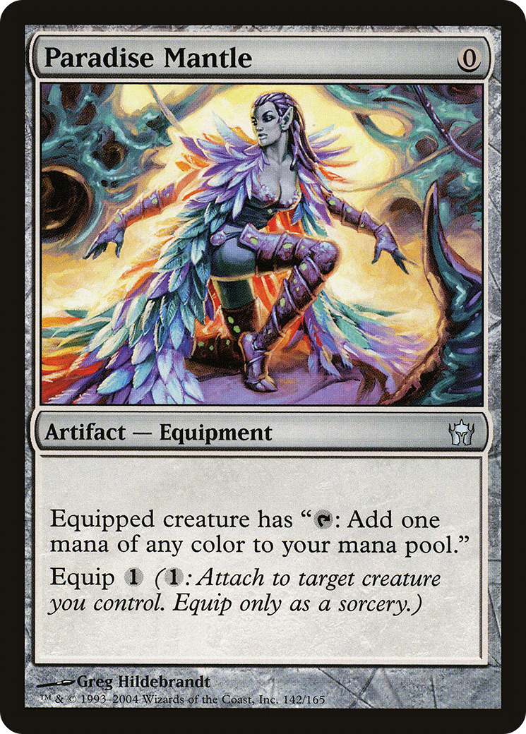 Paradise Mantle (142) Foil - Fifth Dawn