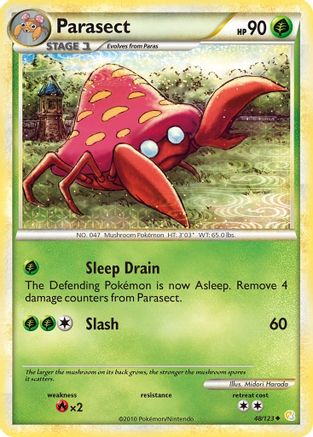 Parasect (48) - HeartGold & SoulSilver