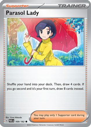 Parasol Lady (169) Reverse Holofoil - Paradox Rift