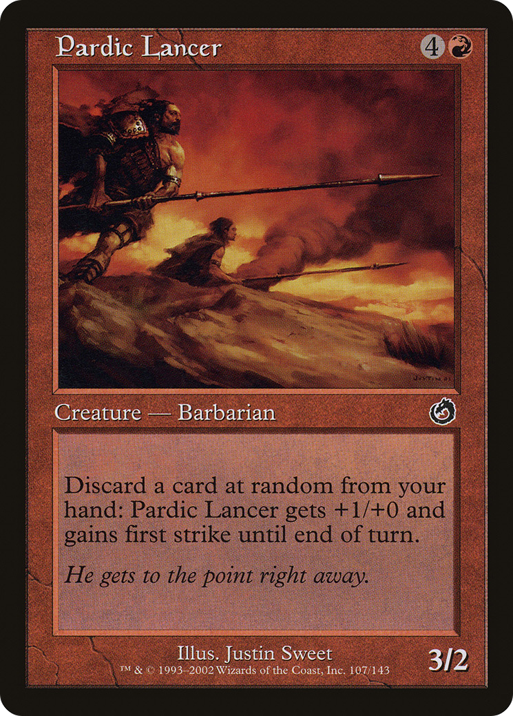 Pardic Lancer (107) Foil - Torment