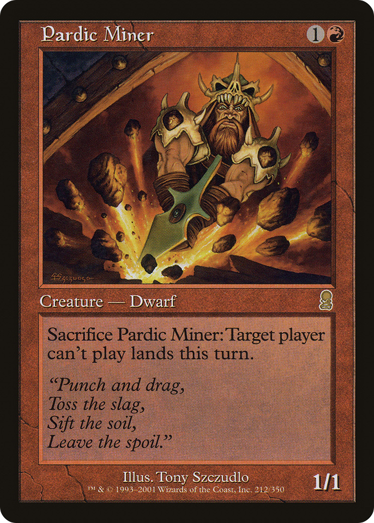 Pardic Miner (212) Foil - Odyssey