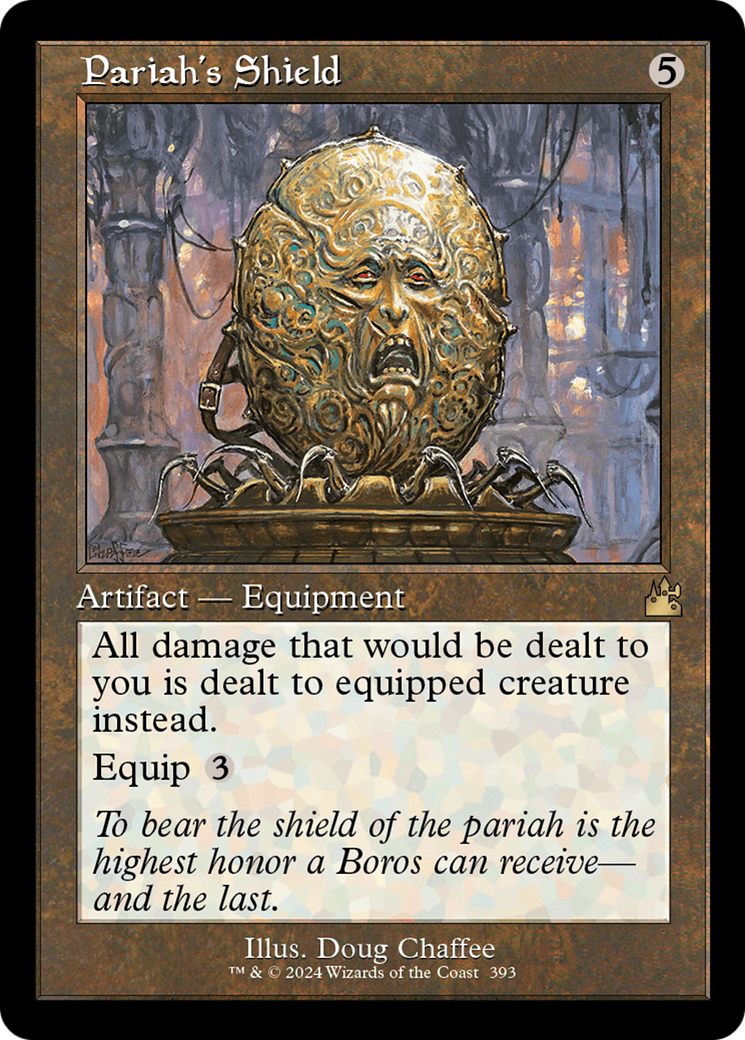 Pariah's Shield (Retro) (393) Foil - Ravnica Remastered