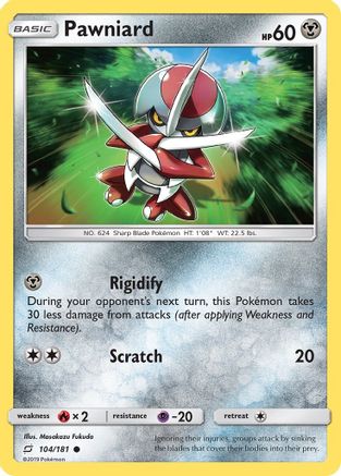 Pawniard (104) Reverse Holofoil - Team Up