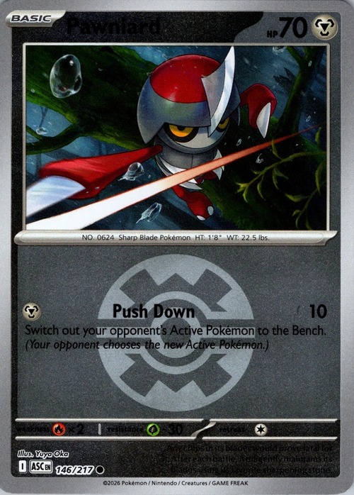 Pawniard (Quick Ball) (146) Reverse Holofoil - Ascended Heroes