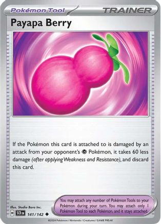 Payapa Berry (141) Reverse Holofoil - Stellar Crown