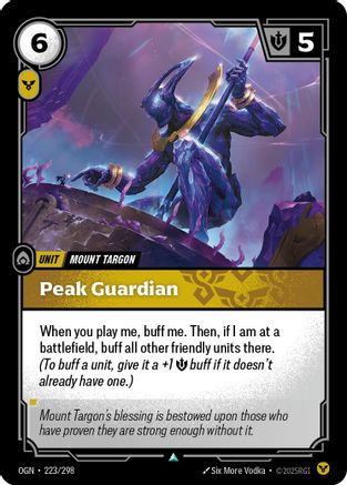 Peak Guardian (223) - Origins