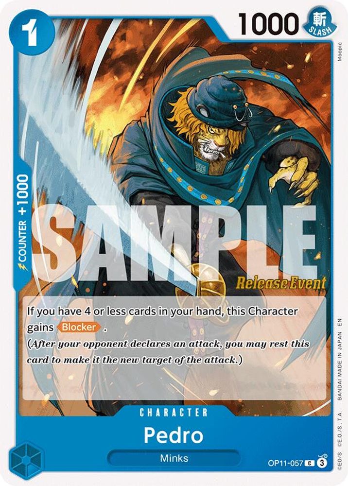 Pedro (OP11-057) Release Event Cards