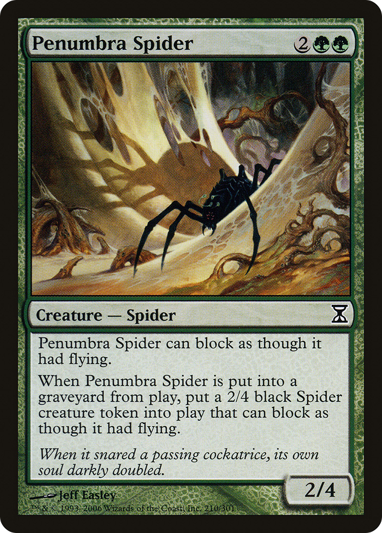Penumbra Spider (210) Foil - Time Spiral
